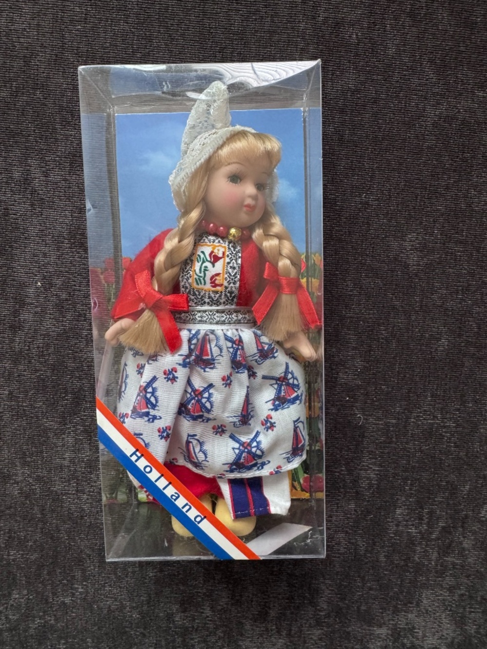 Porcelain souvenir doll